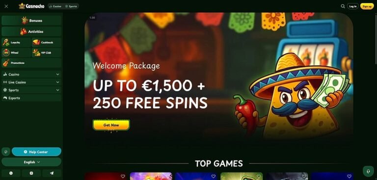 CasiNacho - czy oferta gier uzasadnia rejestracje